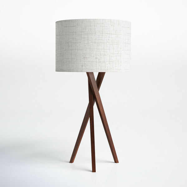 Harcourt Solid Wood Tripod Lamp