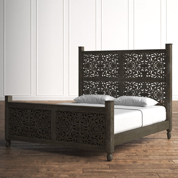 Kelly Clarkson Home Harleen Solid Wood Low Profile Standard Bed