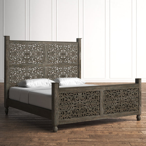 Kelly Clarkson Home Harleen Solid Wood Low Profile Standard Bed