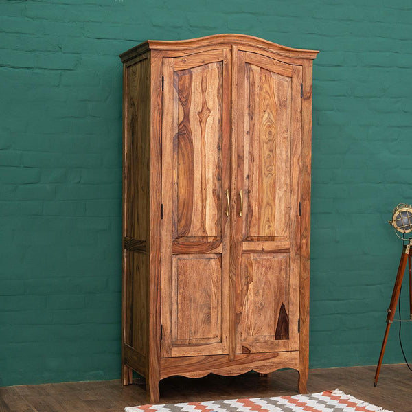 Duraster Hawkin Solid Sheesham Wooden Wardrobe #2