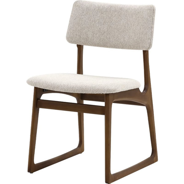 Nordic Solid Ash Soft Boucle Backrest Dining Chair Modern Dining Room Chair for Home Restaurant