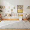JASIWAY Corduroy Beige Sofa With Wood Frame
