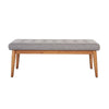 Crosley Landon Upholstered Bench In Acorn - 43.25 "W x 16 "D x 16.88 "H