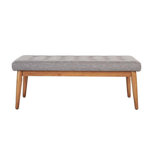 Crosley Landon Upholstered Bench In Acorn - 43.25 "W x 16 "D x 16.88 "H