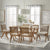 Lifestorey Baywood 5-Piece Solid Wood Armchair Dining Set