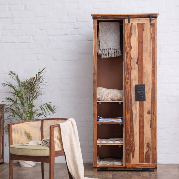 Duraster Locomo Solid Sheesham Wood Wardrobe #9