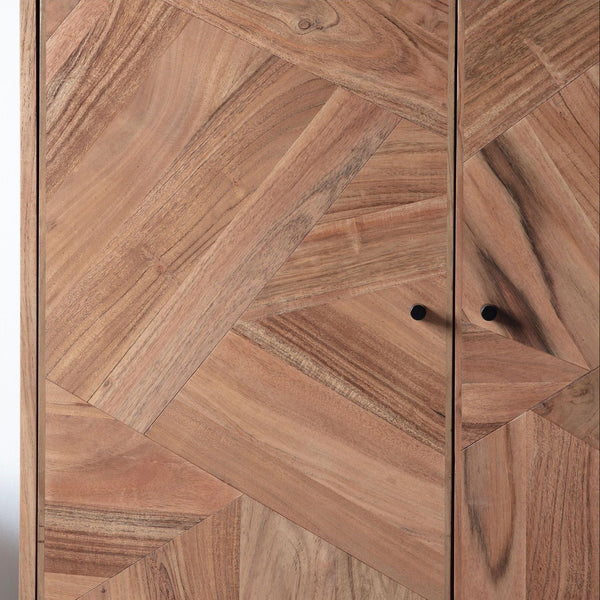 Gallery Home Natural Lilia 2 Door Drinks Cabinet