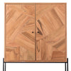 Gallery Home Natural Lilia 2 Door Drinks Cabinet