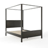 Martha Stewart Hayes Wooden Canopy Platform Bed With Headboard And Footboard