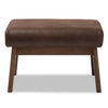 Mid-Century Ottoman by Baxton Studio
