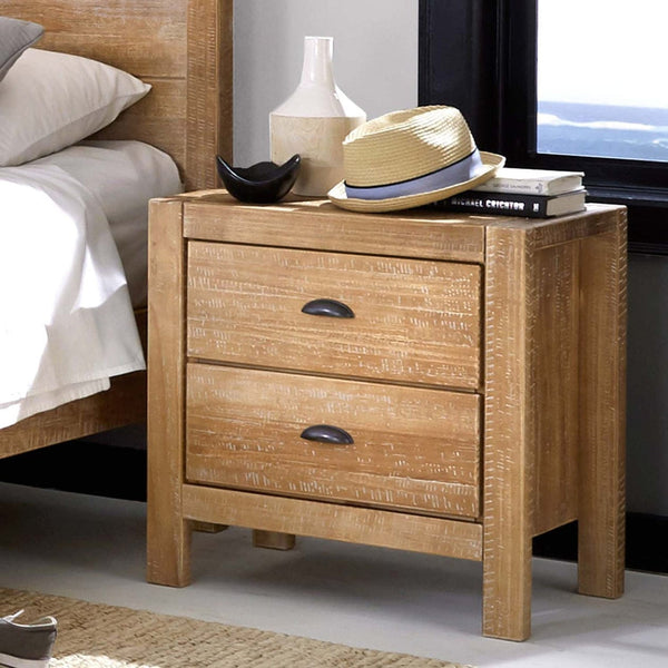 Montauk Solid Wood 2-drawer Nightstand