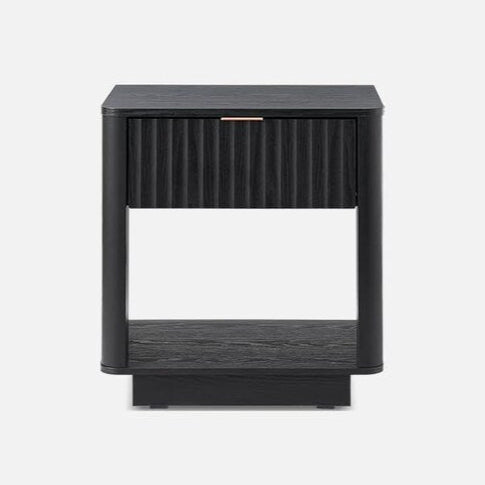 Mopio Brooklyn Night Stand, Modern Farmhouse Nightstand, Small Side Table, Bedside Table with Drawer, End Table with Storage