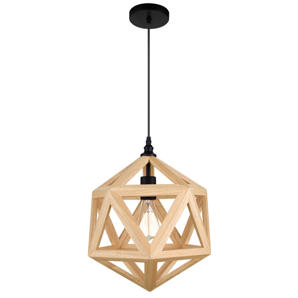 Pang 1 - Light Natural Single Geometric Pendant