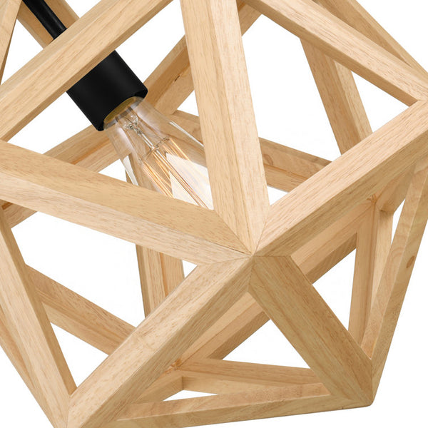 Pang 1 - Light Natural Single Geometric Pendant