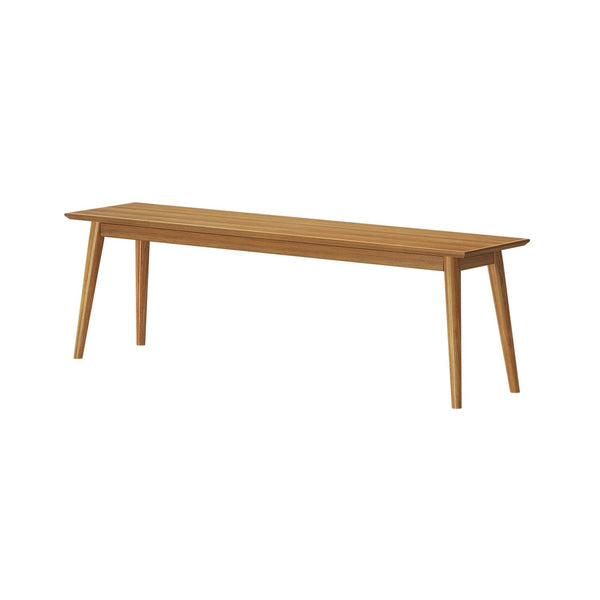 Plank and Beam Mid-Century Modern Dining Bench - 59"
