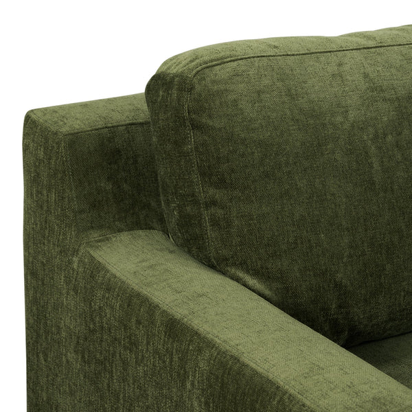 Poly & Bark Zyon 90" Sofa in Distressed Green Velvet