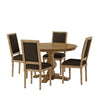 Remuda Upholstered 5 Piece Circular Dining Set by Christopher Knight Home