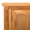 SAFAVIEH Milenija Oak Finish Storage Sideboard - 45.7" x 15" x 34"