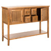 SAFAVIEH Milenija Oak Finish Storage Sideboard - 45.7" x 15" x 34"