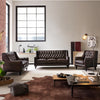 Brooklyn Leather Chesterfield Sofa Set