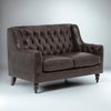 Brooklyn Leather Chesterfield Sofa Set