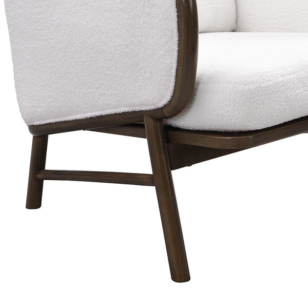 Sherpa Fabric Accent Chairs (Set of 2)