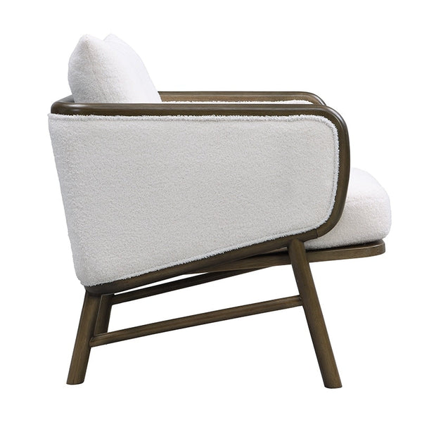 Sherpa Fabric Accent Chairs (Set of 2)