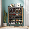 Shoe Cabinet with Doors, Entryway Shoe Storage Cabinet with Adjustable Shelves - 29.6" L x 13.8" D x 43.3" H