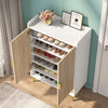 Shoe Cabinet with Doors, Entryway Shoe Storage Cabinet with Adjustable Shelves - 29.6" L x 13.8" D x 43.3" H