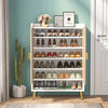 Shoe Cabinet with Doors, Entryway Shoe Storage Cabinet with Adjustable Shelves - 29.6" L x 13.8" D x 43.3" H