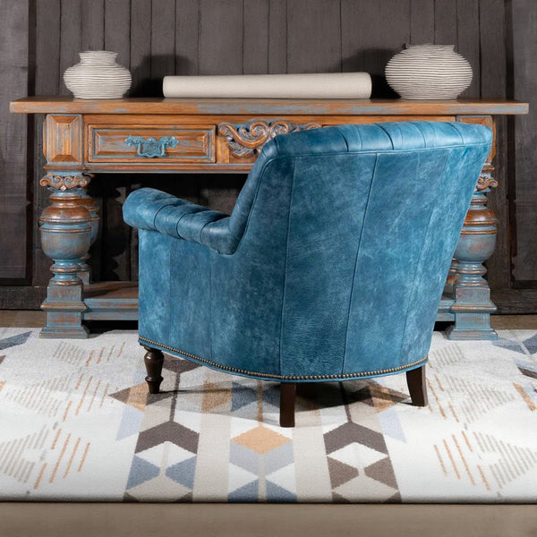 Debbie Leather Chesterfield Single Seater Sofa