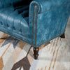 Debbie Leather Chesterfield Single Seater Sofa