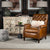 Balka Leather Chesterfield Single Seater Sofa