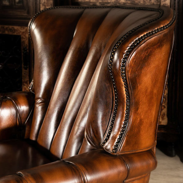 Nastre Leather Chesterfield Armchair