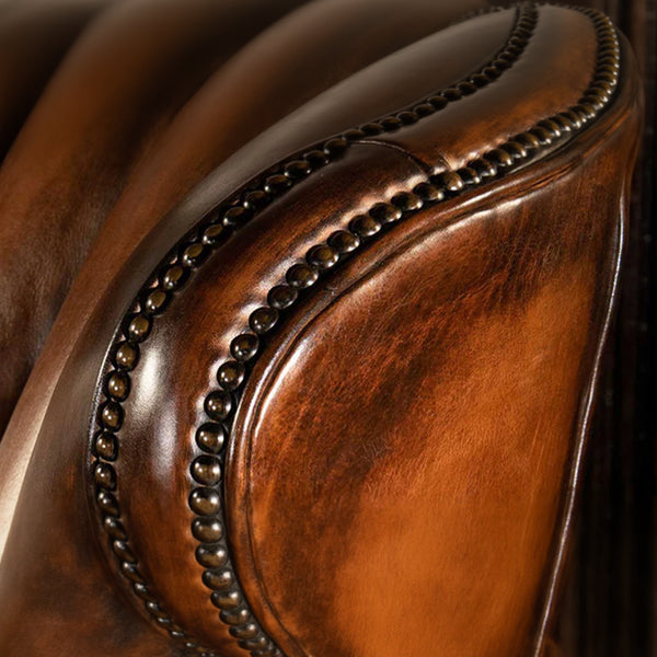 Nastre Leather Chesterfield Armchair