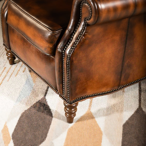 Nastre Leather Chesterfield Armchair