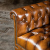 Cano Leather Chesterfield Single Seater Sofa