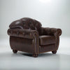 Volta Leather Chesterfield Single Seater Sofa
