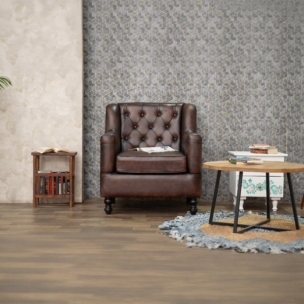 Brooklyn Leather Chesterfield Single Seater Sofa