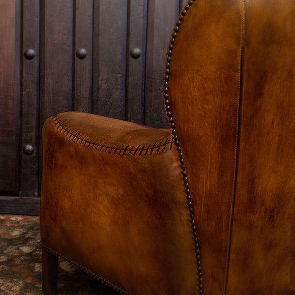 Arlo Leather Single Seater Sofa