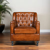 Roslin Leather Chesterfield Single Seater Sofa
