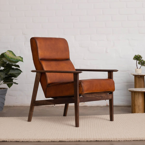 Albert Leather Arm Chair