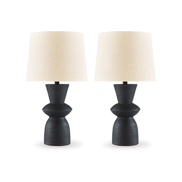 Solid Wood Table Lamp (Set of 2)