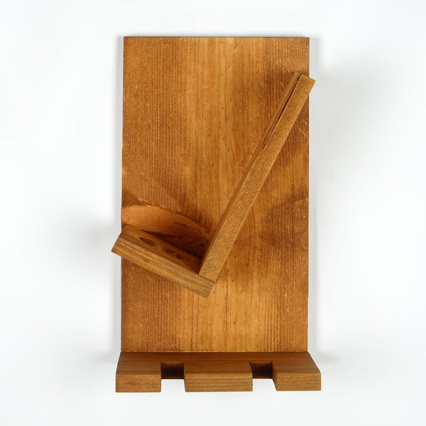 Solid Wood Wall Mounted Wine Glass Rack