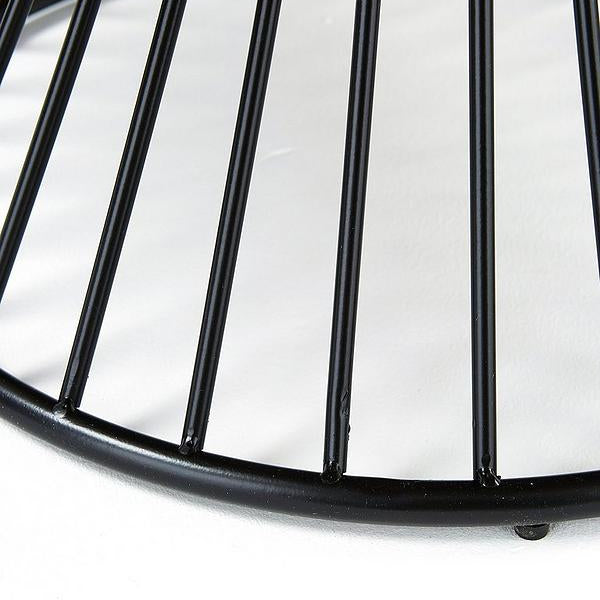 Very Home Odem Round Coffee Table - Black/Walnut