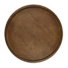 Very Home Odem Round Coffee Table - Black/Walnut