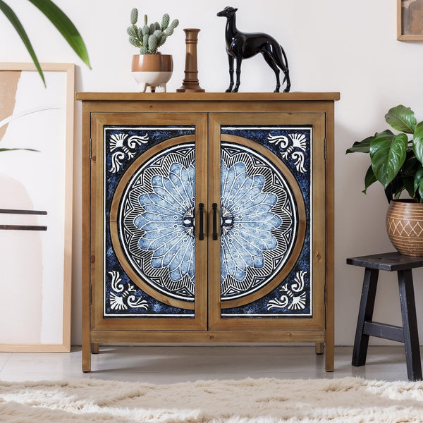 Vintage Storage Accent Cabinets for Bedroom Living Room Small Sideboard Buffet Entryway Cabinet