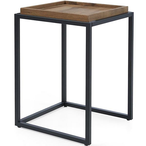 Very Home Harlem Square Nest of 2 Tables - Mid Oak - FSC® Certified