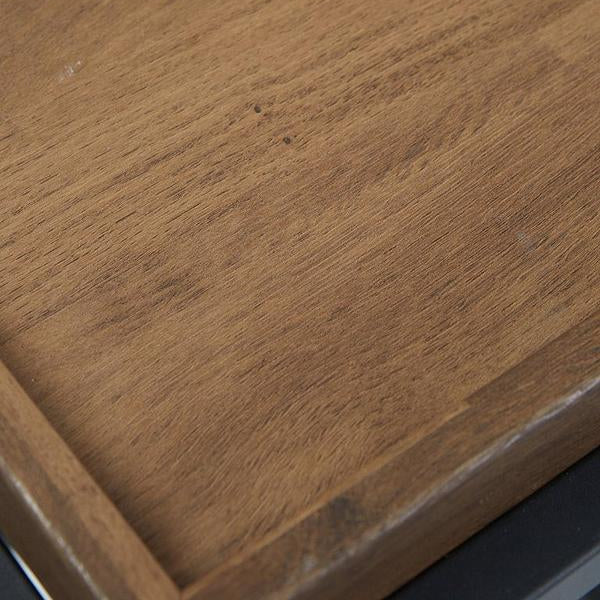 Very Home Harlem Square Nest of 2 Tables - Mid Oak - FSC® Certified