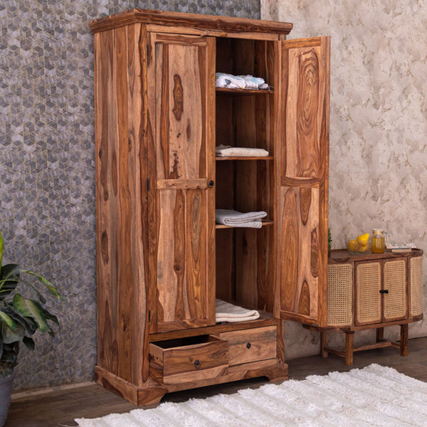 Duraster Hawkin Sheesham Wood Wardrobe #3